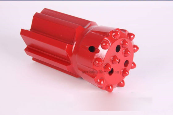 Porcellana Utensile a inserti rosso di Retrac T38 T45 T51 76mm 89mm 102mm per la trivellazione dell'acqua fornitore